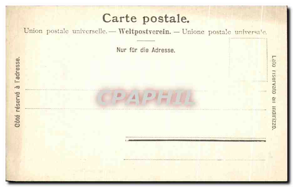 CPA Gruss von der Furka Passhohe Berberalpen von der Furka — Rückseite