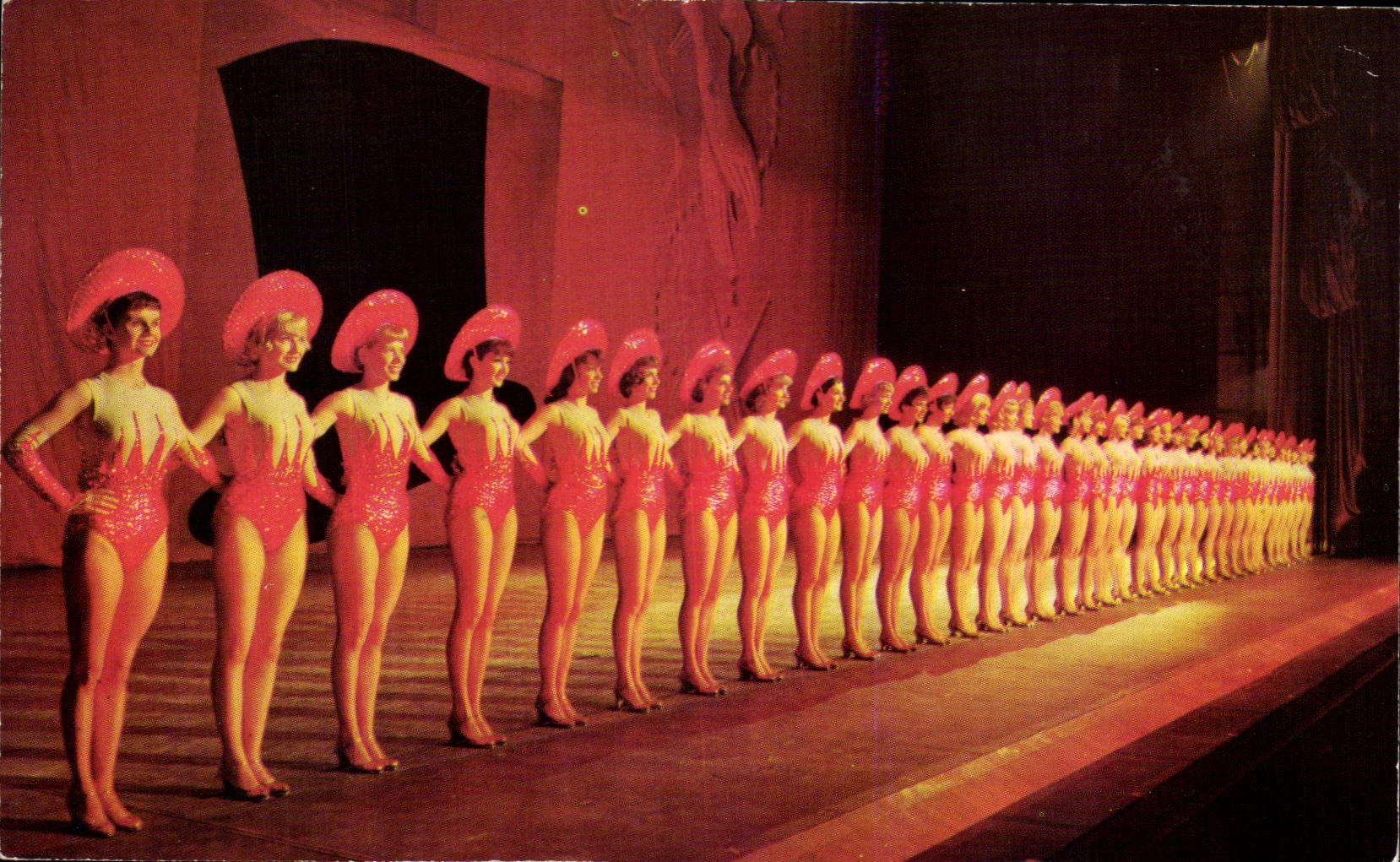 CPSM Radio City Music Hall Rockettes New York City
