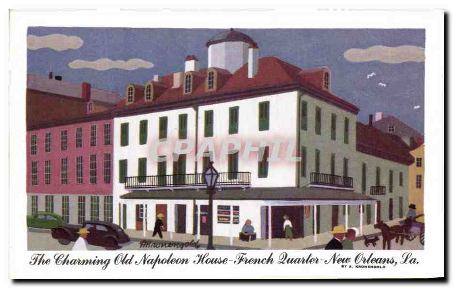 The Charming Old Napoleon House - French Quarter - New Orleans, La. — par A. Kronengold