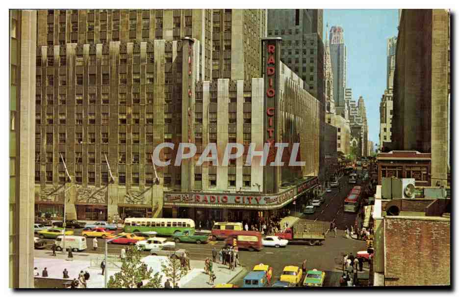CPSM Radio City Music Hall New York City