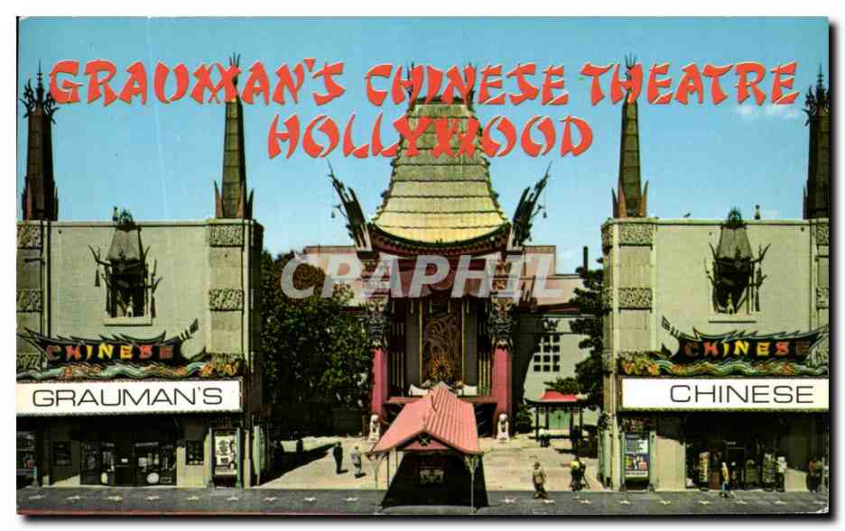 Grauman's Chinese Theatre — Hollywood — Plastichrome by Colourpicture