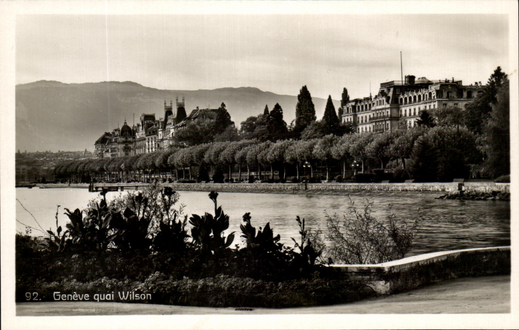 CPA Geneve quai Wilson