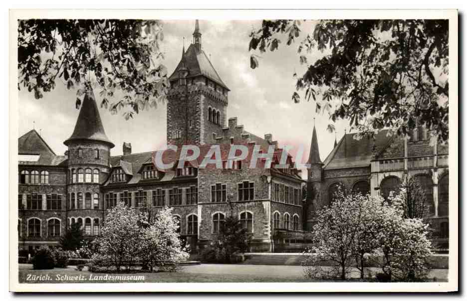Zurich, Suisse. Landesmuseum — Photographie-Wehrli & Vouga & Co. A.-G. Zürich, n° L 4542