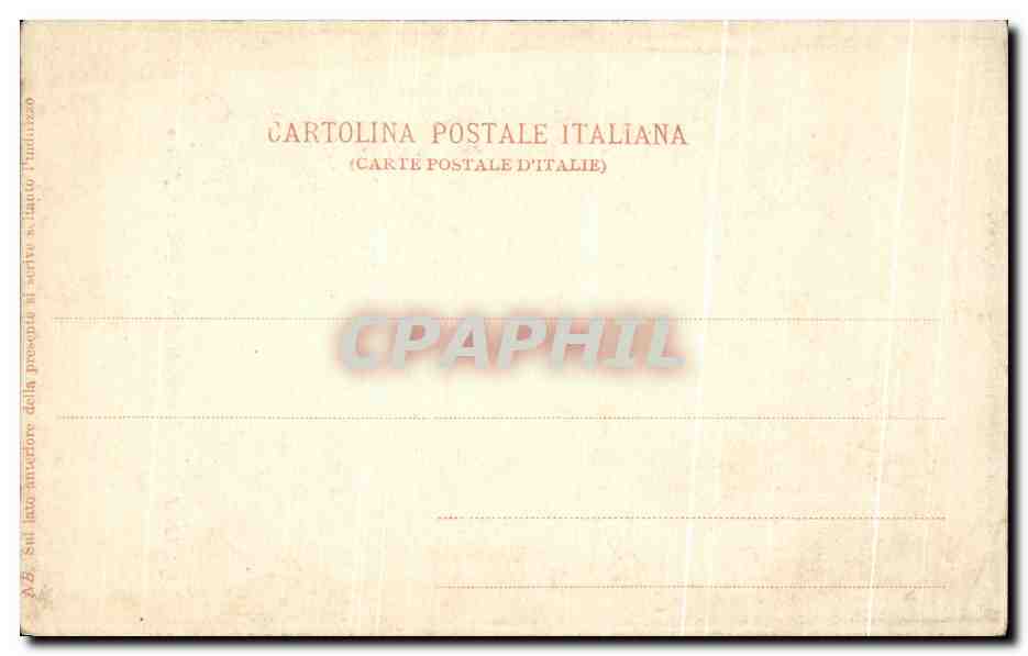 CPA Genova Camposanto Mon Galline Moreno — Rückseite