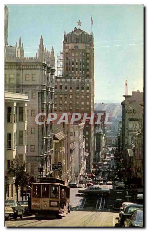 CPA San Francisco The Powell Street Cable Car Here you see the only moving National