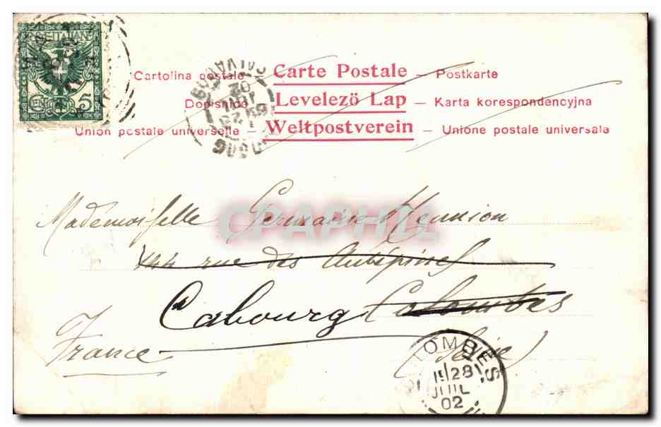 CPA Sepolcro Di Cecilia Tombeau de Cecile Metella  — Rückseite