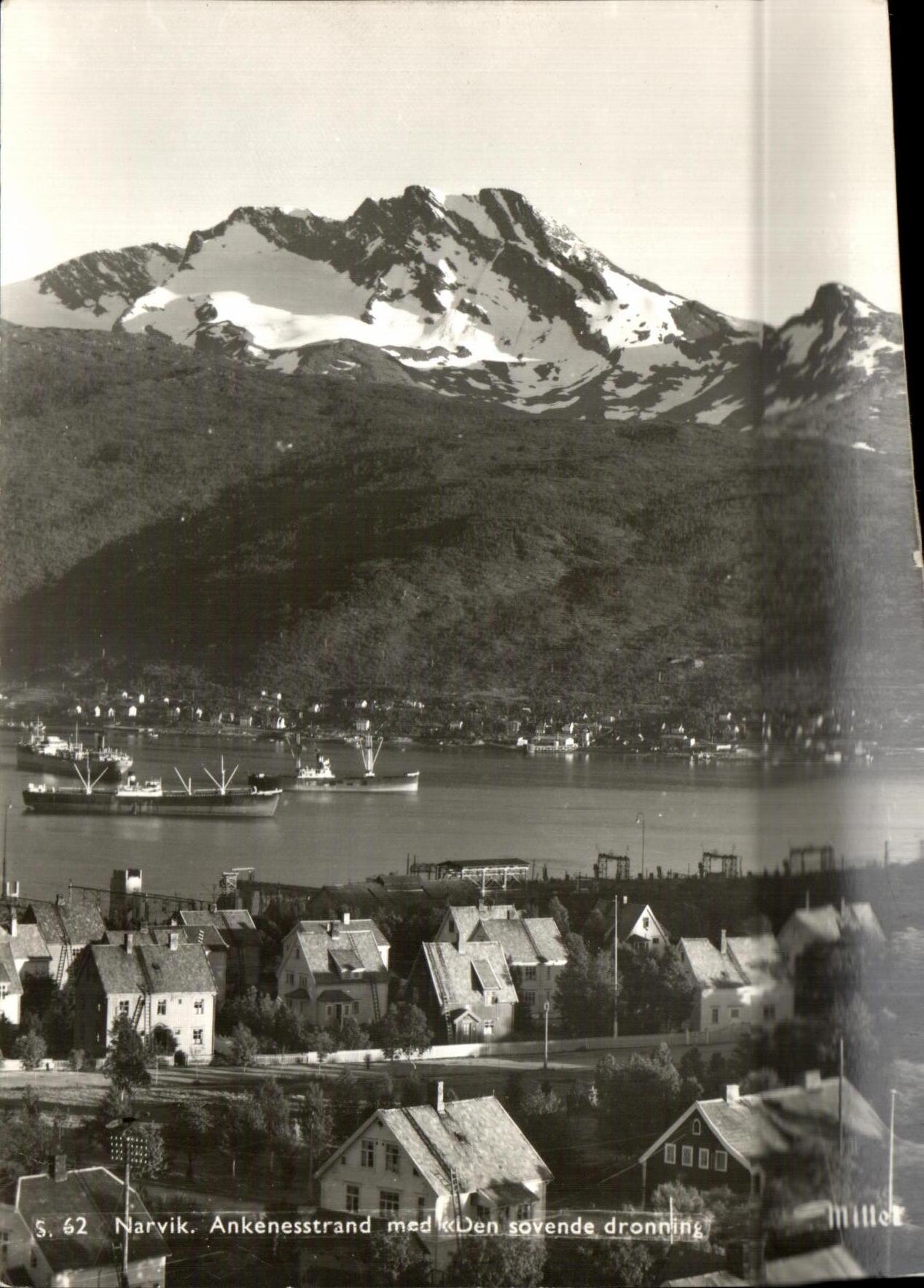 CPA Narvik Ankenesstrand medk Den Sovende dronning 