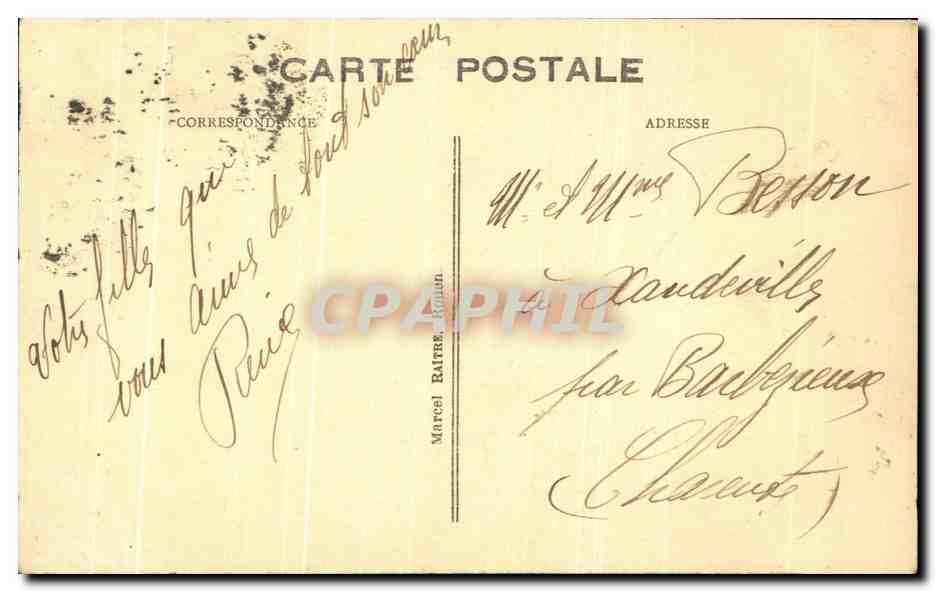 CPA Rouen Le Monument de la Victoire Oeuvre de Maxime Real del SArte — Verso