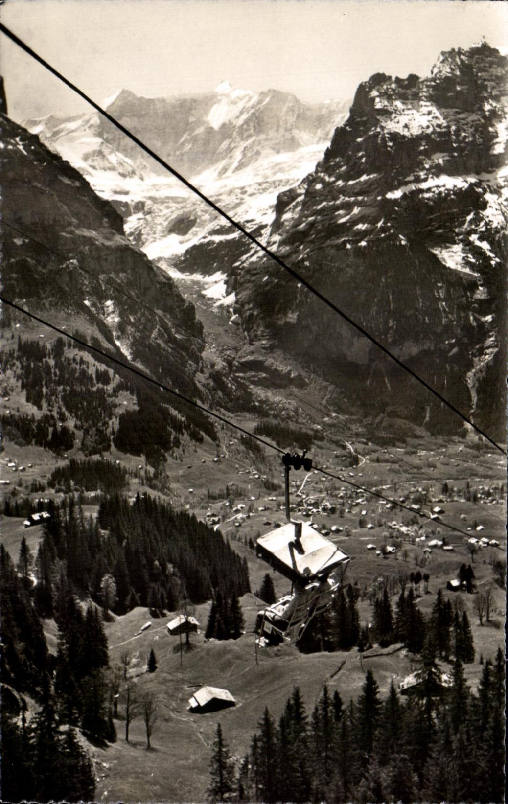 CPA Bergbahn Grindelwald First Fiescherwand