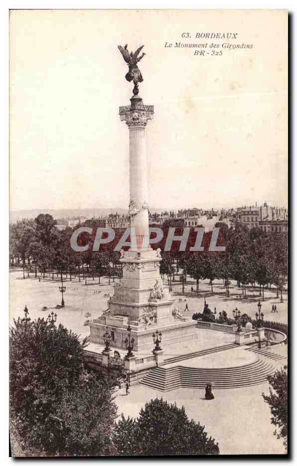 CPA Bordeaux Le Monnumont des Girondins