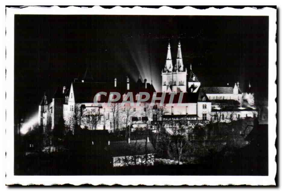 CPSM Neuchatel Chateau et Collegiale Illuminee