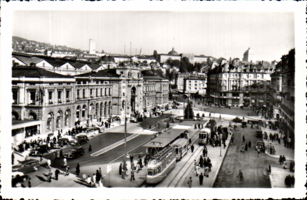CPSM Zurich Bahnhofplatz