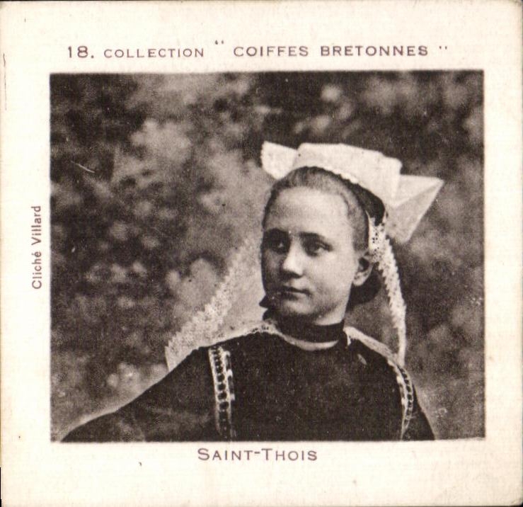 Image Conserveries Emile Chemin Capitaine Cook Choucroute de Strasbourg Collectuion Coiffes Bretonnes Region Saint Thois