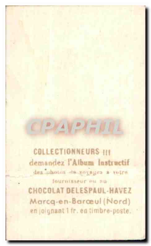 Image Chocolat Delespaul Havez Pnom Penh Habitations sur le Mekong — Rückseite