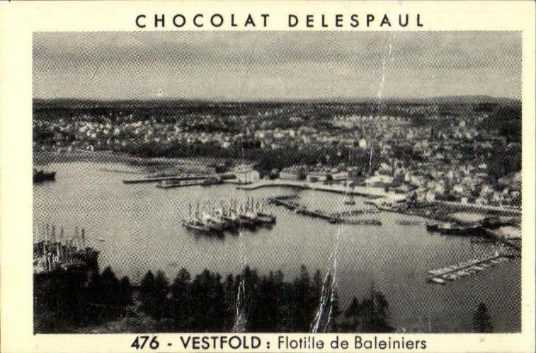 Image Chocolat Delespaul Vestfold Flotille de Baleiniers