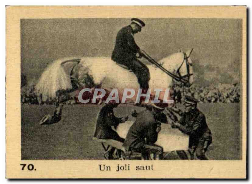 Image Un Joli Saut Cheval militaria
