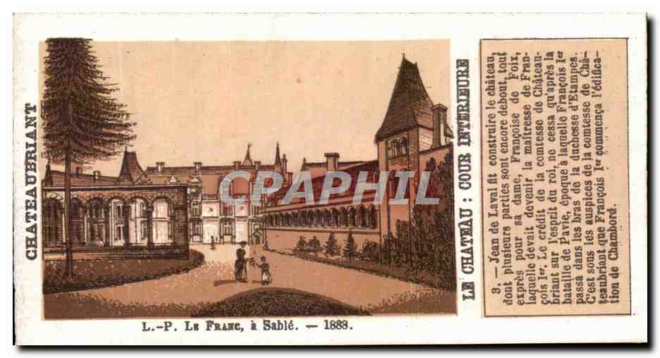 CPA Chateaubriant Le Chateau Cour Interieure