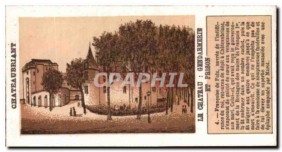 CPA Chateaubriant Le Chateau Gendarmerie Et Prison