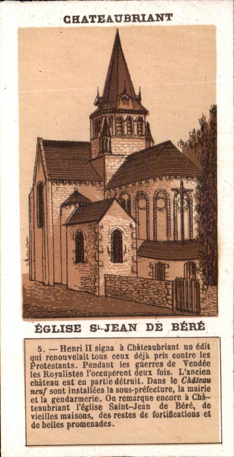 CPA Chateaubriant Eglise St Jean de Bere
