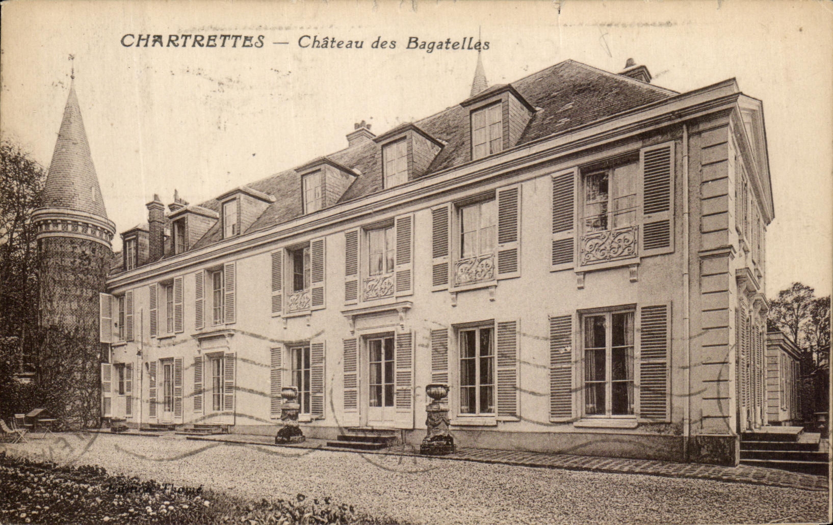 CPA Chartrettes Chateau des Bagatelles