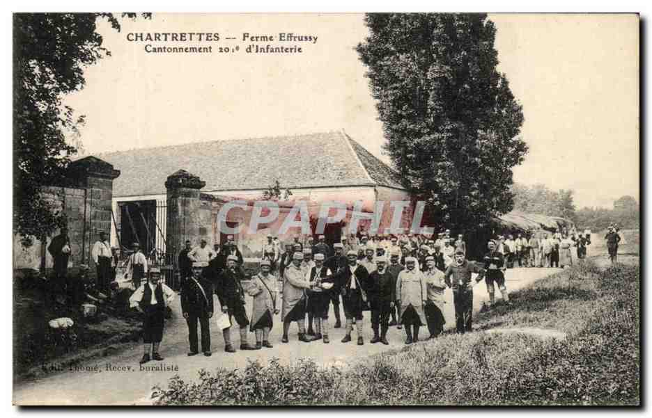 Chartrettes — Ferme Effrussy — Cantonnement 20.º d'Infanterie