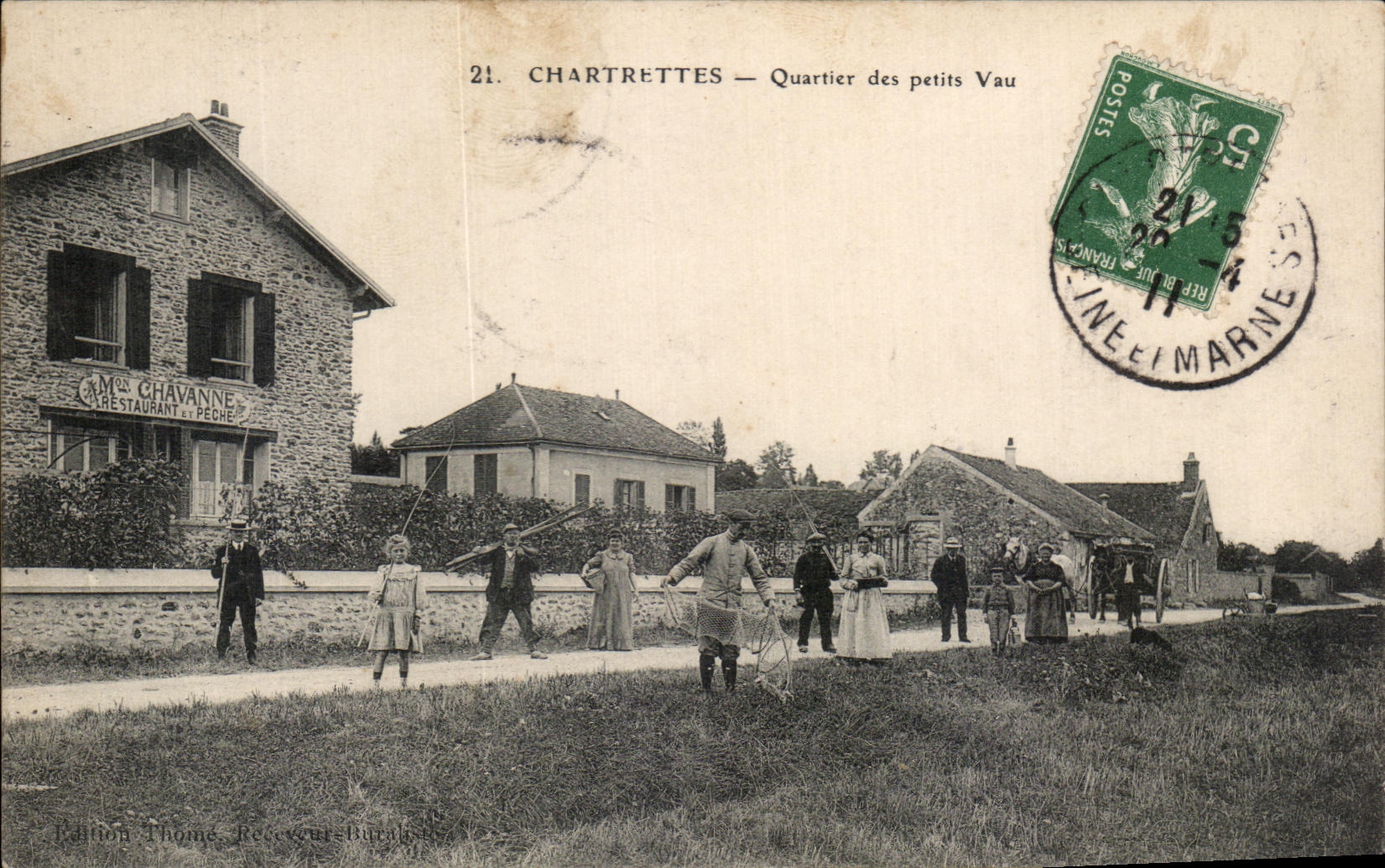 Chartrettes — Quartier des petits Vau — Edition Thome, Recey-sur-Ource