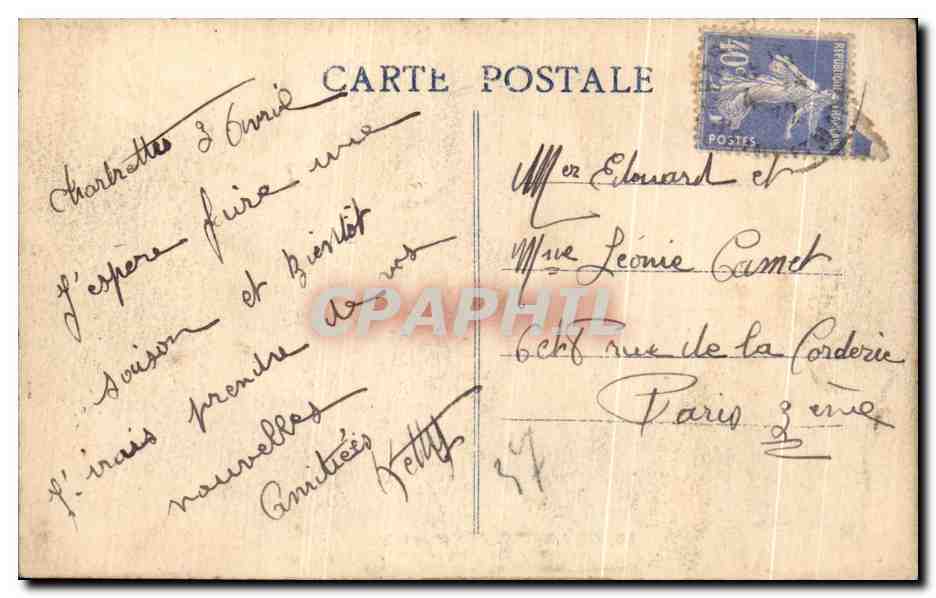 Chartrettes (S.-et-M.) — Auberge du Puy Fleuri, Le Jardin et les Terrasses — Édition Destont — Reverso