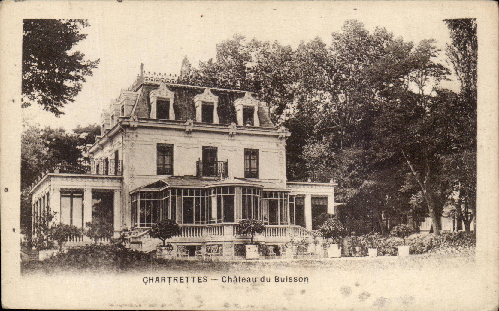 CPA Chartrettes Chateau du Buisson