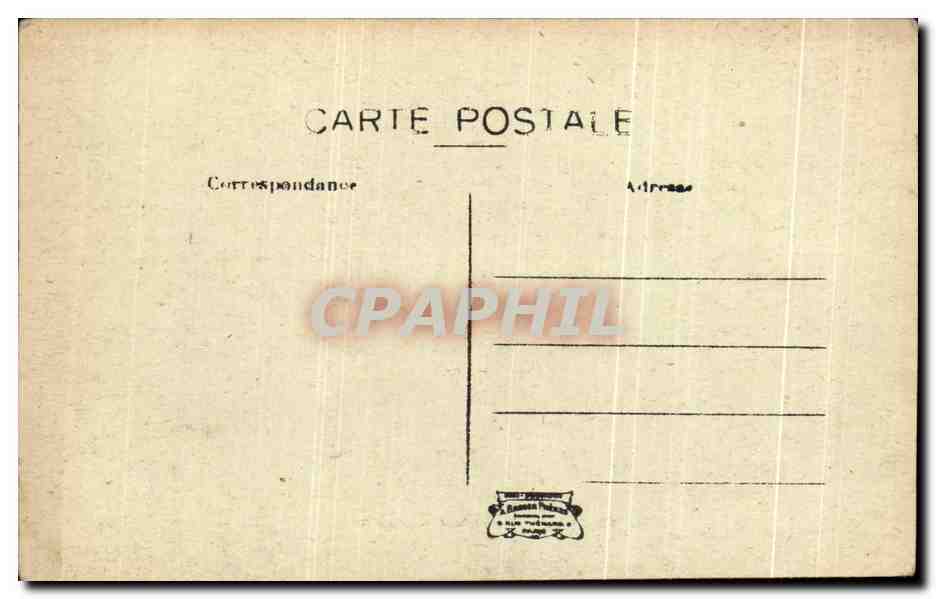 CPA Chartrettes Chateau du Buisson — Rückseite