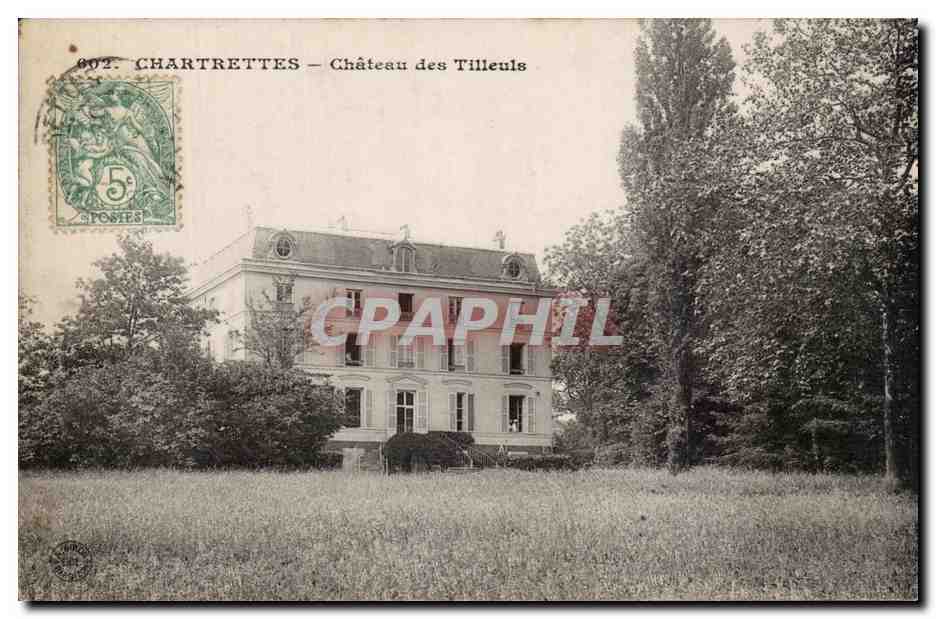 Chartrettes — Château des Tilleuls — éditeur CPAPHIL, n° 802
