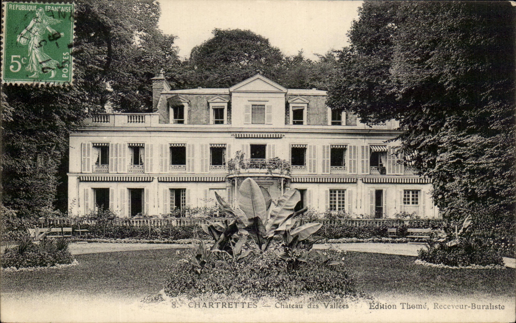 CPA Chartrettes Chateau des Vallees