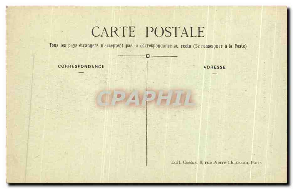 Chartrettes (S.-et-M.) — Le Monument aux enfants de Chartrettes — Éditeur Cosson, Paris — Verso