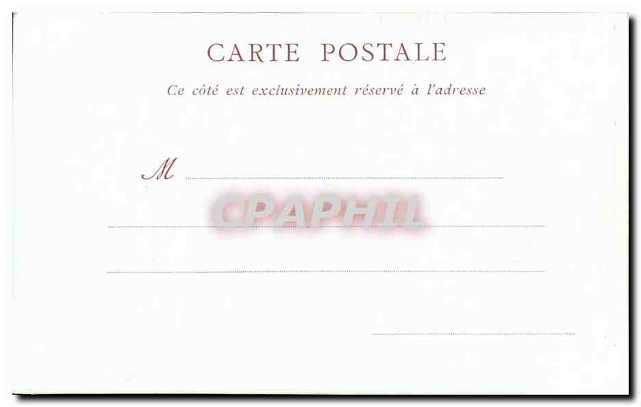 CPA J Denneulin Que Dira Monseigneur — Verso