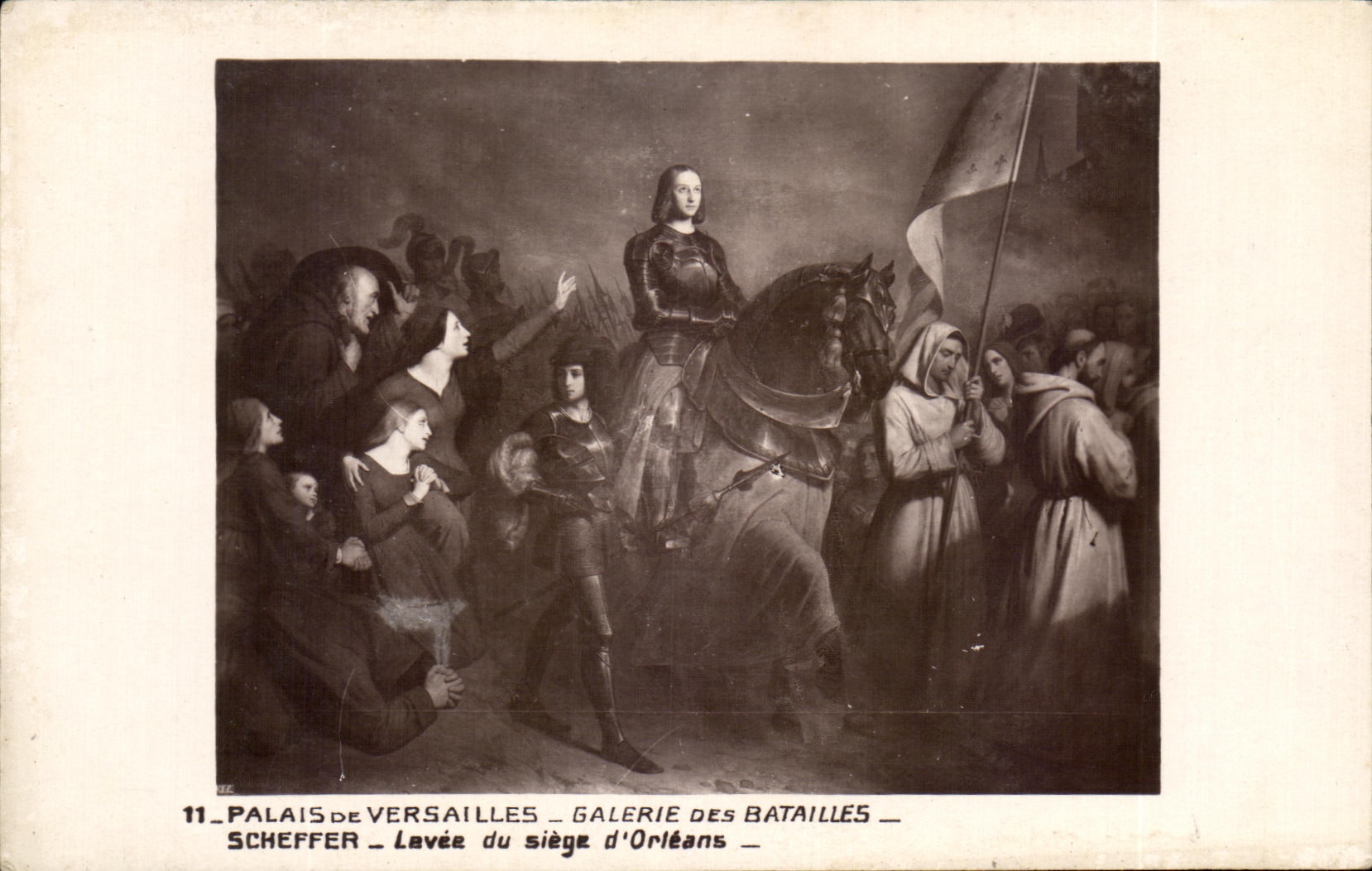 CPA Palais De Versaillles Galerie Des Batailles Scheffer Levee Du Siege d'Orleans