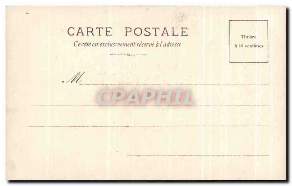 CPA Salon 1901 Le Chemin Du Moulin D'Aiglard Ane  — Rückseite