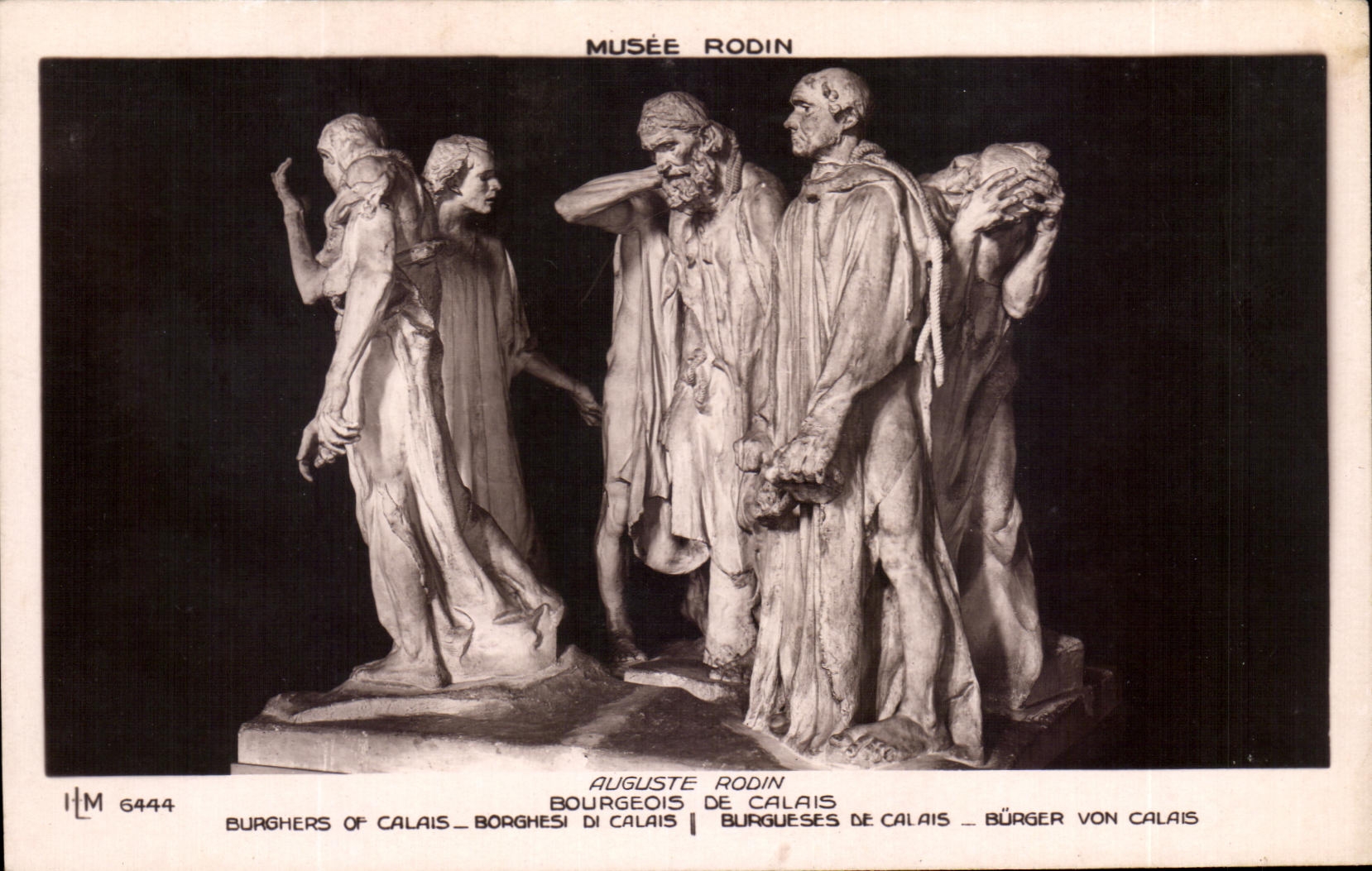 Bourgeois de Calais — Musée Rodin — Éditeur HLM 6444
