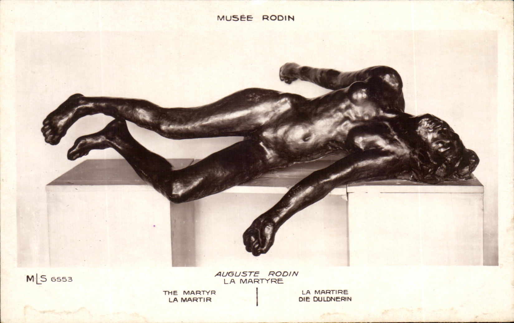 CPA Musee Rodin La martyre
