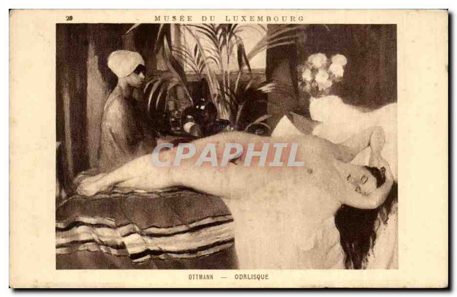CPA Musee Du Luxembourg Ottmann Odalisque