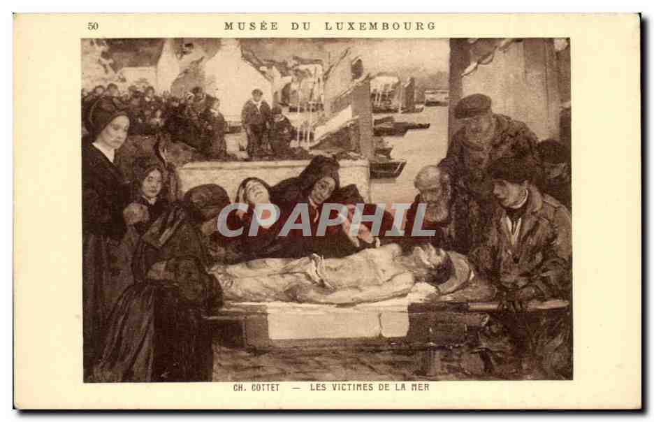 CPA Musee Du Luxembourg Ch Cottet Les Victimes De La Mer