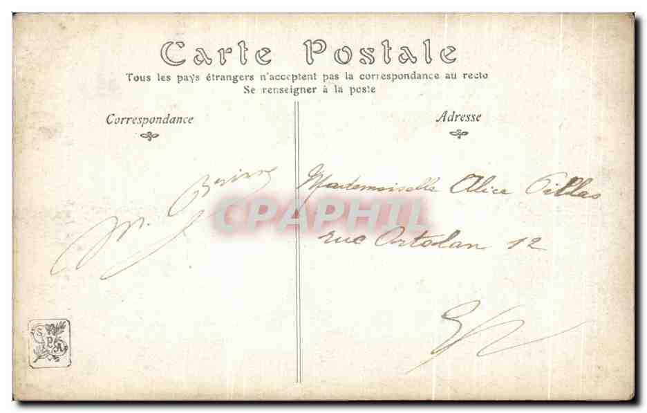 CPA Salon de 1908 Les Images Par H Blabay — Verso
