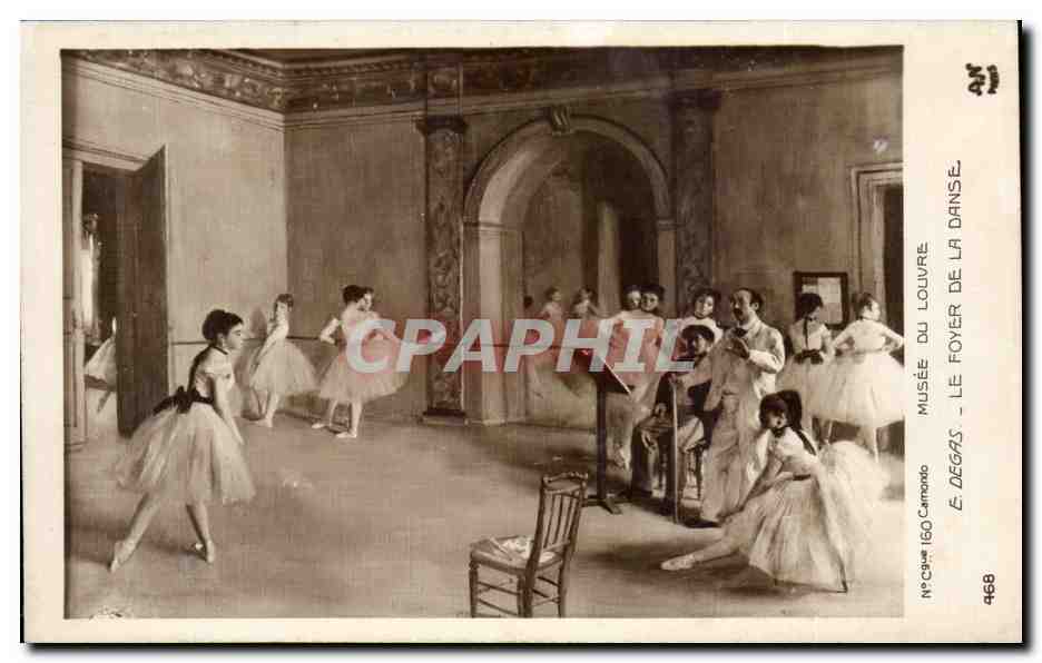 CPA Musee Du louvre E Degas Le Foyer De La Danse