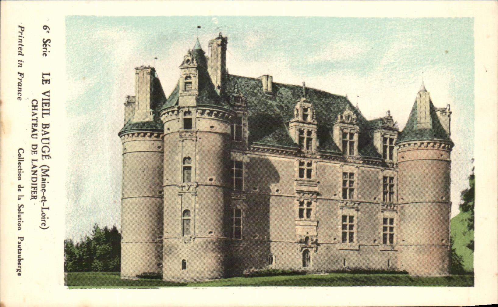 CPA Le Vieil Bauge Chateau De Landifer