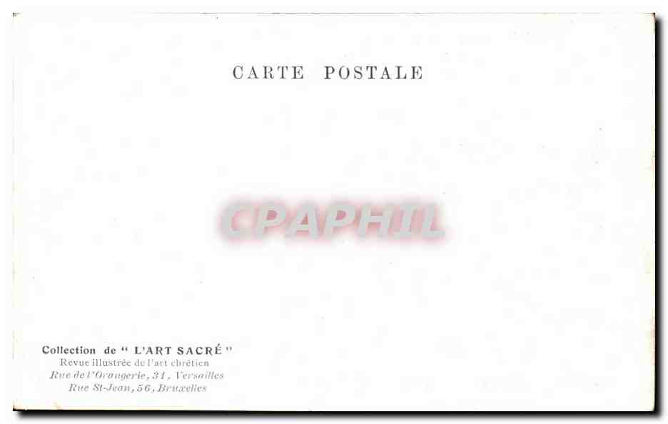 CPA Tombeau des Cardinaux d'Amboise a La Cathedrale de Rouen — Rückseite