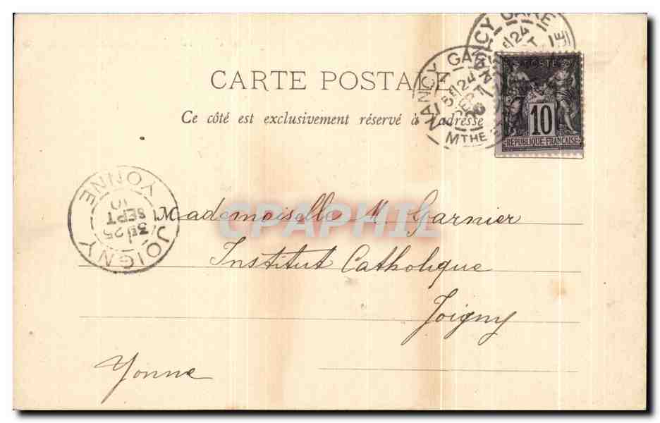 Porte Sainte-Catherine — Nancy — L. C. Édit, Nancy, n°50 — Rückseite