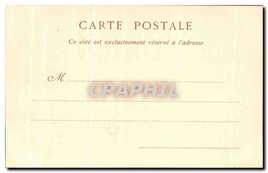 CPA Le Tour du Cheur Cathedrale de Chartres — Verso