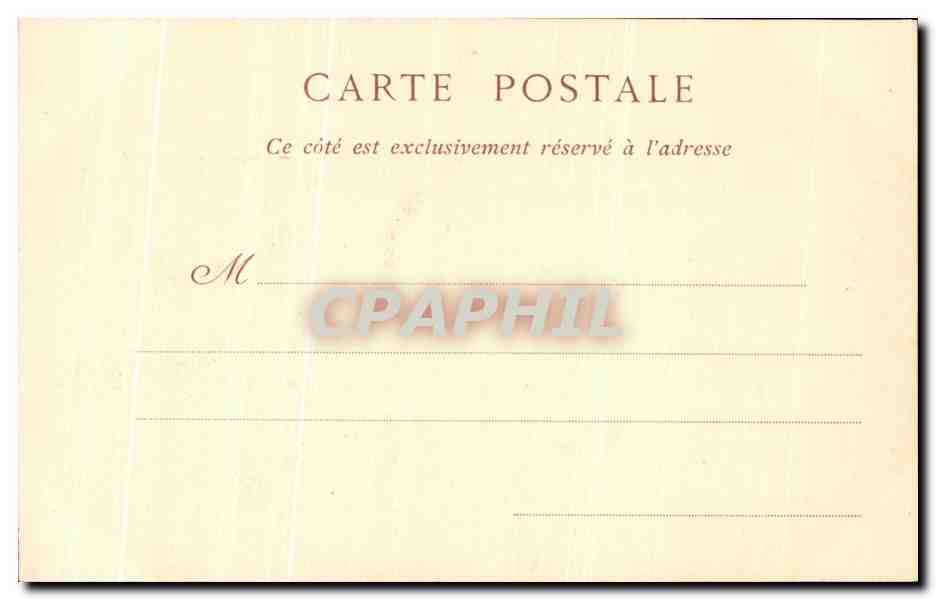 CPA Environs de Chartres le chateau de Villebon  — Rückseite