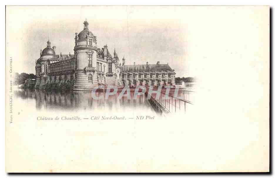 Château de Chantilly — Côté Nord-Ouest — Vue de Rouvigny — Gransillia