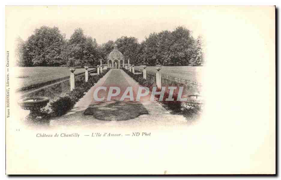 Château de Chantilly — L'Île d'Amour — Yvonne ROHINEAU, Libraire — Chantilly