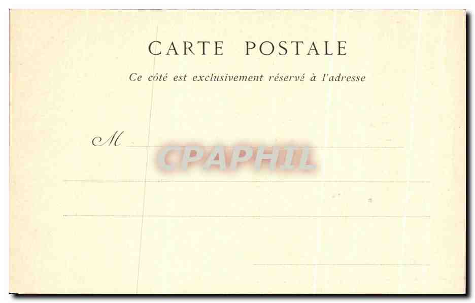 CPA Chateau De Chantilly L'Entree Principale La Chapelle — Rückseite