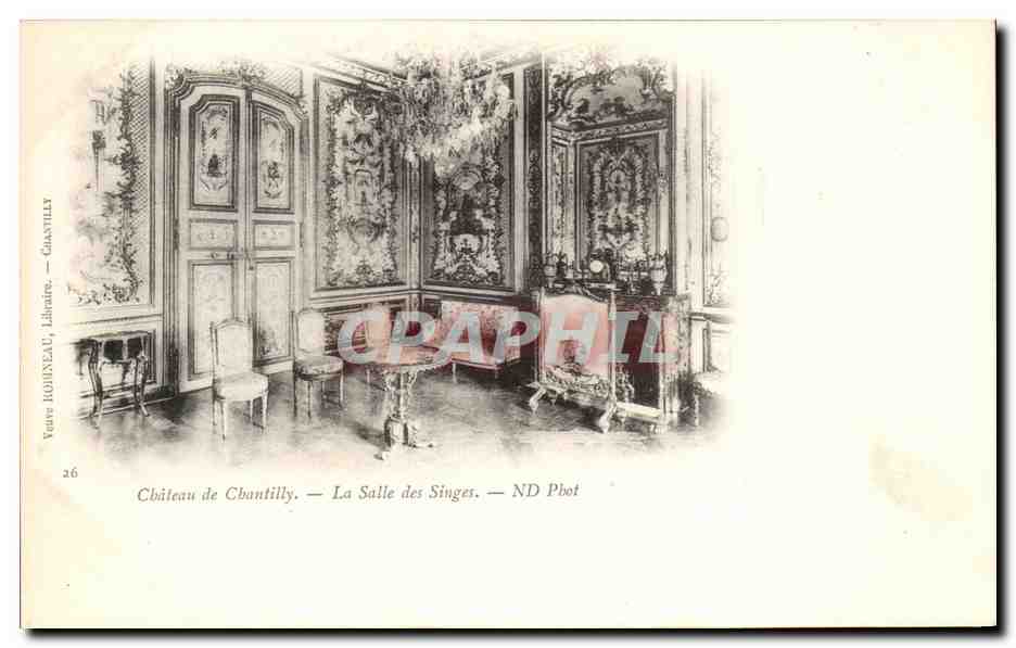 Château de Chantilly — La Salle des Singes — Vues ROUINEAU, Libraire — n°26